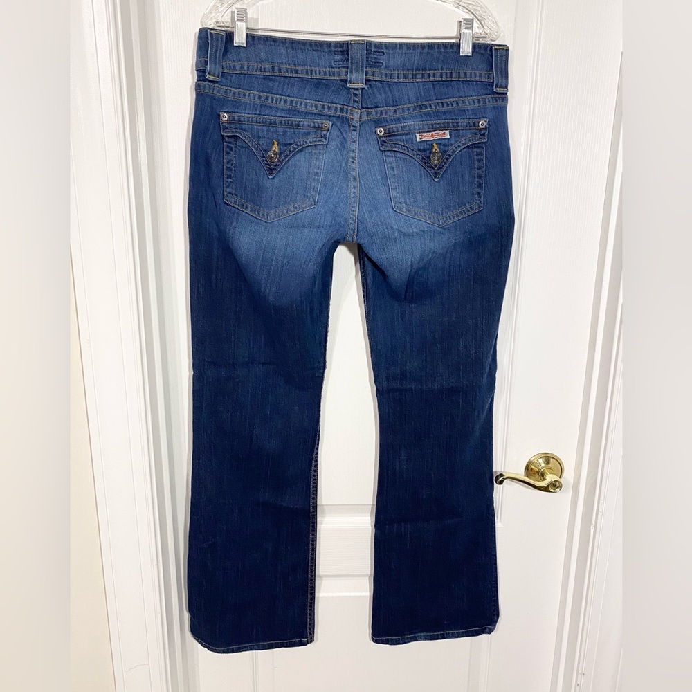 Y2K Hudson Flap Pocket Bootcut Jeans USA MADE Size 32